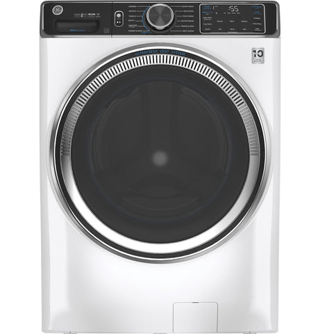 Washer of model GFW850SSNWW. Image # 1: GE® 5.0 cu. ft. Capacity Smart Front Load ENERGY STAR® Steam Washer with SmartDispense™ UltraFresh Vent System with OdorBlock™ and Sanitize + Allergen