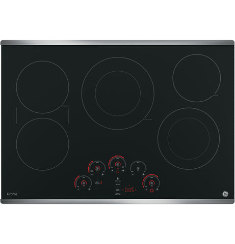 Cooktop of model PP9030SJSS. Image # 2: GE Profile™ 30" Built-In Touch Control Electric Cooktop
