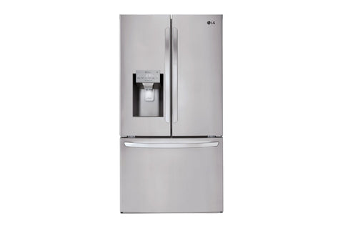 Refrigerator of model LFXS26973S. Image # 1: LG 26 cu. ft. Smart wi-fi Enabled French Door Refrigerator ***