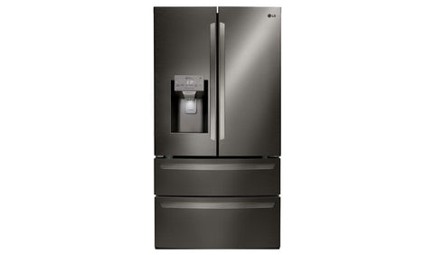 Refrigerator of model LMXS28626D. Image # 1: LG Black Stainless Steel Series 28 cu.ft. Capacity 4-Door French Door Refrigerator ***