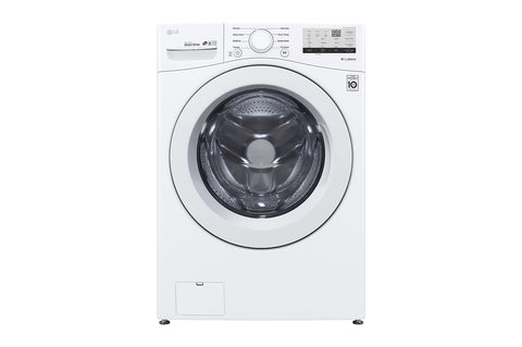 Washer of model WM3400CW. Image # 1: LG 4.5 cu. ft. Ultra Large Front Load Washer