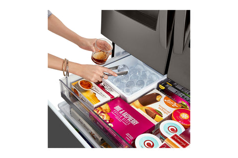 Refrigerator of model LRFVS3006D. Image # 3: LG 30 cu. ft. Smart wi-fi Enabled InstaView™ Door-in-Door® Refrigerator with Craft Ice™ Maker ***