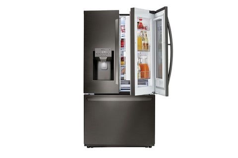 Refrigerator of model LFXC22596D. Image # 2: LG 22 cu. ft. Smart wi-fi Enabled InstaView™ Door-in-Door® Counter-Depth Refrigerator