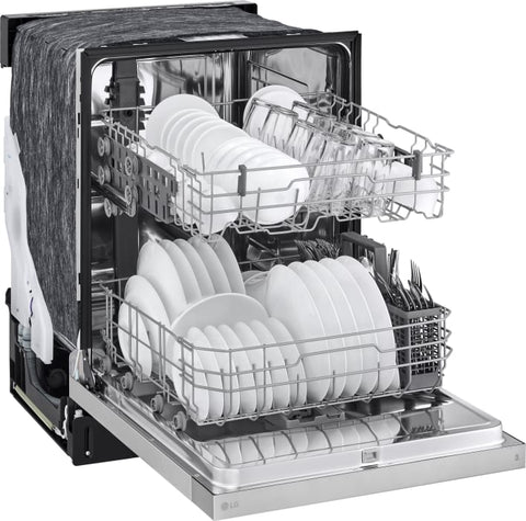 Dishwasher of model LDFC2423B. Image # 3: LG - Front Control Dishwasher with LoDecibel Operation and Dynamic Dry™
