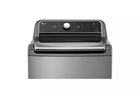 Washer of model WT7400CV. Image # 3: LG - 5.5 cu.ft. Mega Capacity Smart wi-fi Enabled Top Load Washer with TurboWash3D™ Technology