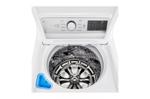 Washer of model WT7400CW. Image # 2: LG -5.5 cu.ft. Mega Capacity Smart wi-fi Enabled Top Load Washer with TurboWash3D™ Technology ***