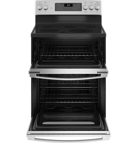 Range of model JBS86SPSS. Image # 6: GE® 30" Free-Standing Electric Double Oven Convection Range