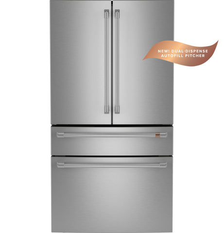 Refrigerator of model CGE29DP2TS1. Image # 1: GE Café™ ENERGY STAR® 28.7 Cu. Ft. Smart 4-Door French-Door Refrigerator With Dual-Dispense AutoFill Pitcher