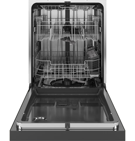 Dishwasher of model GDF670SYVFS. Image # 4: GE® Fingerprint Resistant Front Control with Stainless Steel Interior Dishwasher with Sanitize Cycle