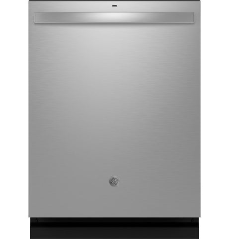 Dishwasher of model GDT650SYVFS. Image # 5: GE® ENERGY STAR® FINGERPRINT RESISTANT TOP CONTROL WITH STAINLESS STEEL INTERIOR DISHWASHER WITH SANITIZE CYCLE