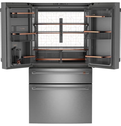 Refrigerator of model CGE29DP2TS1. Image # 6: GE Café™ ENERGY STAR® 28.7 Cu. Ft. Smart 4-Door French-Door Refrigerator With Dual-Dispense AutoFill Pitcher