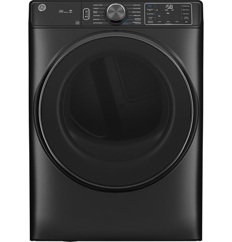 Dryer of model GFD65ESPVDS. Image # 1: GE® ENERGY STAR® 7.8 cu. ft. Capacity Smart Front Load Electric Dryer with Steam and Sanitize Cycle