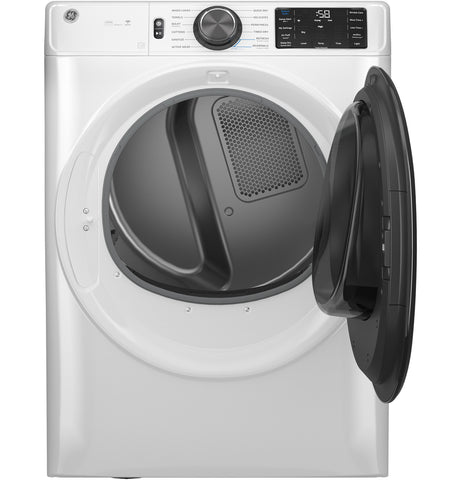 Dryer of model GFD65GSSVWW. Image # 3: GE® ENERGY STAR® 7.8 cu. ft. Capacity Smart Front Load Gas Dryer with Steam and Sanitize Cycle