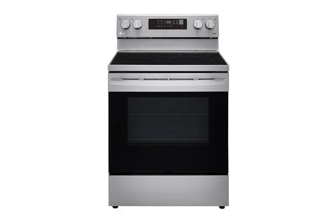 Range of model LREL6323S. Image # 3: LG 6.3 cu ft. Smart Wi-Fi Enabled Fan Convection Electric Range with Air Fry & EasyClean® ***