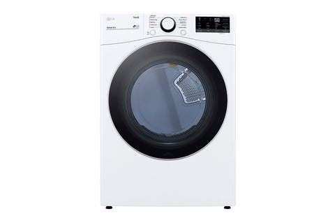 Dryer of model DLE3600W. Image # 2: LG 7.4 cu. ft. Ultra Large Capacity Smart wi-fi Enabled Front Load Electric Dryer with Built-In Intelligence