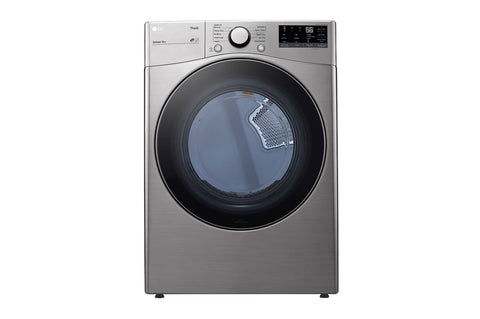 Dryer of model DLE3600V. Image # 2: LG 7.4 cu. ft. Ultra Large Capacity Smart wi-fi Enabled Front Load Electric Dryer with Built-In Intelligence