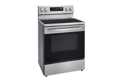 Range of model LREL6323S. Image # 2: LG 6.3 cu ft. Smart Wi-Fi Enabled Fan Convection Electric Range with Air Fry & EasyClean® ***