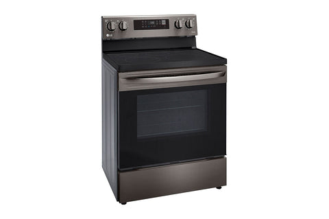 Range of model LREL6323D. Image # 2: LG 6.3 cu ft. Smart Wi-Fi Enabled Fan Convection Electric Range with Air Fry & EasyClean® ***