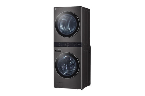Washer & Dryer Combo of model WKEX200HBA. Image # 3: Single Unit Front Load LG WashTower™ with Center Control™ 4.5 cu. ft. Washer and 7.4 cu. ft. Electric Dryer