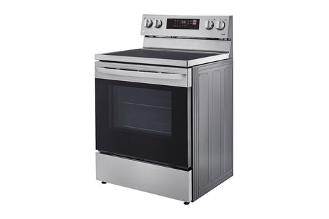 Range of model LREL6323S. Image # 1: LG 6.3 cu ft. Smart Wi-Fi Enabled Fan Convection Electric Range with Air Fry & EasyClean® ***