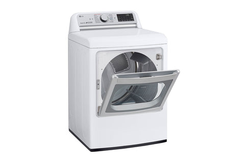 Dryer of model DLEX7800WE. Image # 3: LG 7.3 cu.ft. Smart wi-fi Enabled Electric Dryer with TurboSteam™ ***