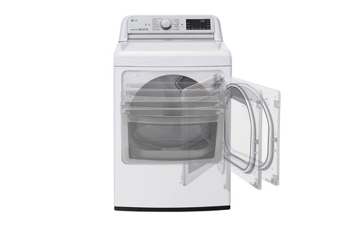 Dryer of model DLEX7800WE. Image # 2: LG 7.3 cu.ft. Smart wi-fi Enabled Electric Dryer with TurboSteam™ ***