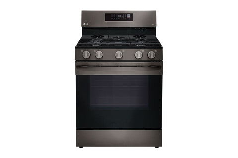 Range of model LRGL5823D. Image # 1: LG 5.8 cu ft. Smart Wi-Fi Enabled Fan Convection Gas Range with Air Fry & EasyClean® ***