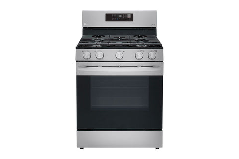 Range of model LRGL5823S. Image # 1: LG 5.8 cu ft. Smart Wi-Fi Enabled Fan Convection Gas Range with Air Fry & EasyClean® ***